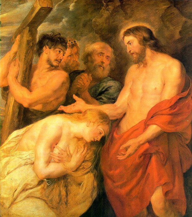 Peter Paul Rubens Christ and Mary Magdalene Sweden oil painting art
